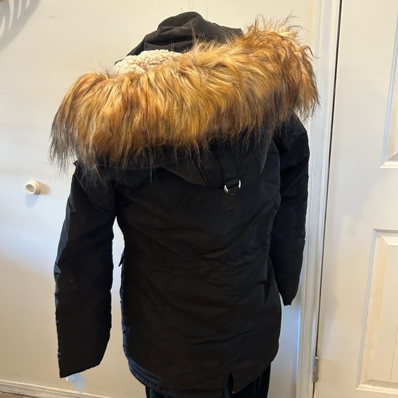 Reduced Steve Madden girl Anorak Lightweight Hood Utility Coat Anorak - Picture 4 of 8